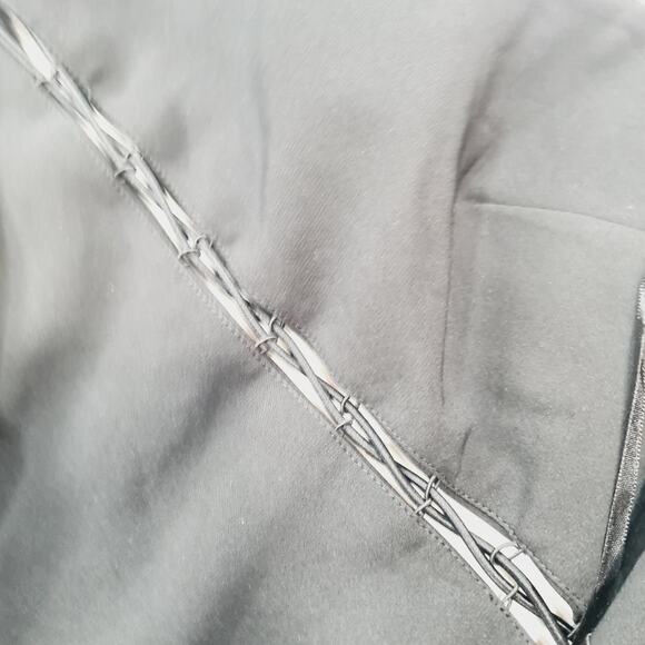 Michael Costello Black Lace-Up Jumpsuit - Picture 11 of 14